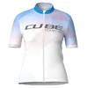 Image de Cube Cmpt Teamline Korte Mouw Wielertrui Wit M Vrouw