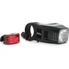 Image de Acid Pro 100 Lichtset Zilver - Fietsverlichting Set - Voorlicht en Achterlicht - USB Oplaadbare Fietslampjes - Rood en Wit - 100 Lux