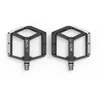 Image de ACID Pedalen Flat A1-CB - Grote voetafdruk - 9 verstelbare pinnen - Aluminium - 370g - L108xB108xH14 mm - Zilver
