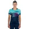 Image de Cube Teamline Korte Mouw Enduro Trui Blauw 3XL Vrouw