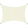 Image de Sol Royal SolVision HS9 - Zonnezeil/Schaduwdoek - Rechthoekig 3x4m - HDPE Ademend - Zonwering UV-bescherming   Creme