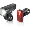 Image de XLC Comp Capella CL-S20 Fietsverlichtingset - LED Fietslampjes   Inclusief batterijen