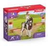 Image de schleich HORSE CLUB Speelfigurenset - Hannah's Western Rijset - Kinderspeelgoed voor Jongens en Meisjes - 5 tot 12 jaar - 12 Onderdelen - 42441