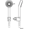 Image de Hansa Basicjet - Set van douchekop, houder en slang, 3jet, ECO, chroom 44680133