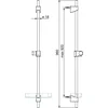 Image de Hansa Basicjet - Douchestang 92 cm, chroom 44700300