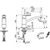 Image de Hansa Polo - Eengreeps keukenkraan, voor lagedruk boilers, chroom 51591193