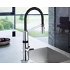 Image de Hansa Fit - Hybrid elektronische keukenkraan, touch free, zwart/chroom 65252213