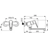 Image de Hansa Polo - Wastafelkraan met draaibare uitloop, Thermo Cool, chroom 51622193