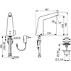 Image de Hansa Designo - Elektronische wastafelkraan met netvoeding, Bluetooth, chroom 51792221