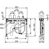 Image de Hansa Compact - Inbouwdeel voor 4-gats badrandcombinatie 53020300
