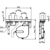 Image de Hansa Compact - Inbouwdeel voor badkraan, 4-gats installatie 53080300