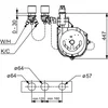 Image de Hansacompact 3-Gats Inbouwdeel Badrandsysteem