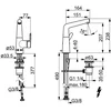Image de Hansa Designo - Wastafelkraan voor drukloze boilers, met waste en draaibare uitloop, chroom 51211183