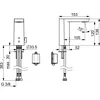Image de Hansa Stela - Contactloze wastafelkraan, batterijvoeding, chroom 57162279