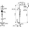 Image de Hansa Micra - Doucheset 200 met thermostaat, Thermo Cool, mat zwart 4435013033