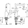 Image de Hansa Vantis - Wastafelkraan met waste, chroom 52542267
