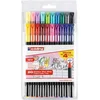 Image de edding 1200 - Viltstiften - Set van 20 kleuren in etui - 1 mm ronde punt - back to school