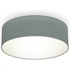 Image de B.K.Licht - Plafondlamp - Ø30cm - grijs - excl. E27 lichtbron