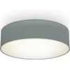 Image de B.K.Licht - Plafondlamp - Ø38cm - grijs - excl. 2x E27 lichtbronnen