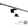 Image de B.K.LICHT - LED Spiegellamp - zwart - badkamerlamp - spiegelverlichting - l:60cm - IP44 - 4.000K - 8W LED