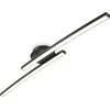 Image de B.K.Licht I 2-vlam 12W plafondlamp I draaibaar I 3000K warm wit I zwart I 1100 lumen