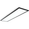 Image de B.K.Licht - Plafondlamp - LED paneel zwart - 25x100 cm - ultraplat plafonniere bureau lamp - 4000K - 2.200Lm - 22W