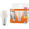 Image de OSRAM LED lamp - Classic A 60 - E27 - filament - mat - 6,5W - 806 lumen - warm wit - 2 stuks