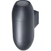 Image de LEDVANCE LED Wandlamp voor 2x GU1-lampen, designlicht voor buiten in Cannon Optics, voor 2-zijdige indirecte verlichting, gemaakt van hoogwaardig aluminium in donkergrijs, endura kanon