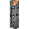Image de LEDVANCE DECOR SPOT CORK, 3 x 3,4W, 690lm, zwart, spot, verstelbare koppen, veelzijdig gebruik, interieurspot, vervangbare ledlampen, dimbaar, warm witte lichtkleur, GU10