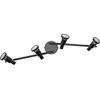 Image de LEDVANCE LED SPOT GU10 4 x 3,4W, 920lm, zwart, 2.700K kleurtemperatuur, warm witte lichtkleur, tijdloos ontwerp, vervangbare ledlamp, ideaal voor interieurs, CRI 90, verstelbare koppen