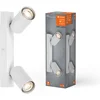 Image de LEDVANCE LED SPOT OCTAGON 2 x 3,4W, GU10, 460lm, wit, 2.700K kleurtemperatuur, warm witte lichtkleur, tijdloos ontwerp, vervangbare ledlamp, ideaal voor interieurs, CRI 90, verstelbare koppen