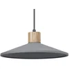 Image de Ledvance LED Armatuur E27 | Decor Concrete Wood Pendant 320 mm E27 Dark Gray