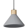 Image de Ledvance LED Armatuur E27 | Decor Concrete Wood Pendant 220 mm E27 Dark Gray