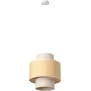 Image de OSRAM DECOR Wrap Cilinder Hanglamp E27 Beige 350mm diameter, Raffia en Bast met linnen hanglamp