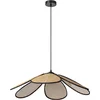 Image de OSRAM DECOR Rattan Madelief Hanglamp 690mm E27 Bruin, Rattan, Metaal, natuurlijk, voor Eetkamer en Woonkamer