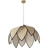 Image de OSRAM DECOR Rattan Lotus Hanglamp 670mm E27 Bruin, Rattan, Metaal, natuurlijk, voor Woonkamer en Eetkamer