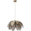 Image de OSRAM DECOR Rattan Lotus Hanglamp 480mm E27 Bruin, Rattan, Metaal, natuurlijk, voor Woonkamer en Slaapkamer