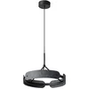 Image de OSRAM Decor Curve Vilt LED Hanglamp 33W 3000K met 1000lm Grijs 430mm, Hanglamp gemaakt van vilt en metaal