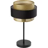Image de OSRAM DECOR Hornet tafellamp E27 Zwart Goud 250mm, tafellamp, Metaal, textiel, geschikt als bedlamp