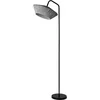 Image de OSRAM DECOR Stripes Vloerlamp E27 Donkergrijs, Vloerlamp gemaakt van metaal en polyester textiel voor woonkamer