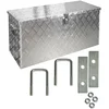 Image de trucky Aluminium gereedschapskist voor vrachtwagens, model D120, 89 x 36 x 42 cm, afsluitbaar, robuust traanplaatmateriaal, inclusief montageset, voor werkplaats, hobby en auto