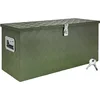 Image de Disselbak, groene gereedschapskist, vrachtwagenbak, aluminium kist, aanhangerbak met deksel, afsluitbare aluminium kist, transportkist, gereedschapskist, aluminium opbergkist D120 Trucky