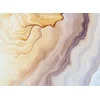 Image de Fotobehang marmer goud paars, Elegant behang in marmerlook, 3D behang in marmerlook, Vliesbehang in 3,50 x 2,55 m, BRICOFLOR.nl