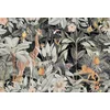 Image de Fotobehang NostalgicAnimals1 DD119729 A.S. Création ARTist Grijs Groen Vlies 270 x 400 cm (4 delen) Fotobehang online webshop