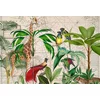 Image de Fotobehang PalmTreeMap DD119741 A.S. Création ARTist Kleurrijk Groen Vlies 270 x 400 cm (4 delen) 3D Fotobehang