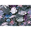 Image de Fotobehang Underwater1 DD119745 A.S. Création ARTist Zwart Antraciet Paars Vlies 270 x 400 cm (4 delen) Fotobehang online webshop