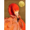 Image de Fotobehang FlamingoinSun DD119957 A.S. Création ARTist Goud Rood Vlies 280 x 200 cm (2 Teile) 3D Fotobehang op maat