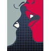 Image de Fotobehang TheKiss DD119965 A.S. Création ARTist Grijs Rood Vlies 280 x 200 cm (2 Teile) Goedkoop fotobehang