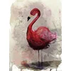 Image de Fotobehang Flamingo DD120049 A.S. Création ARTist Beige Creme Rood Vlies 270 x 200 cm (2 delen) 3D Fotobehang