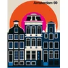 Image de Fotobehang Amsterdam69 DD120093 A.S. Création ARTist Blauw Oranje Terracotta Vlies 270 x 200 cm (2 delen) 3D Fotobehang